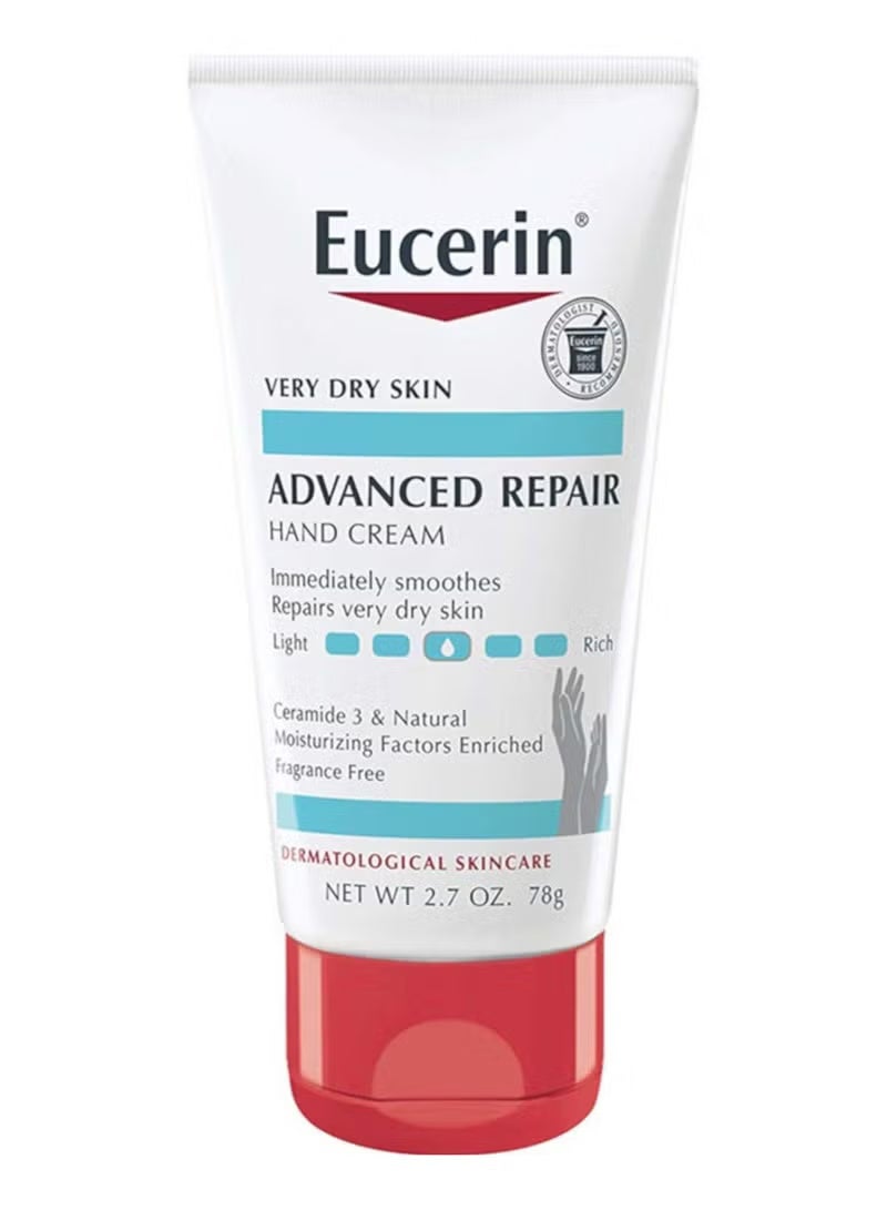 Eucerin Very Dry Skin Advanced Repair Hand Cream - 78 g - Image 1